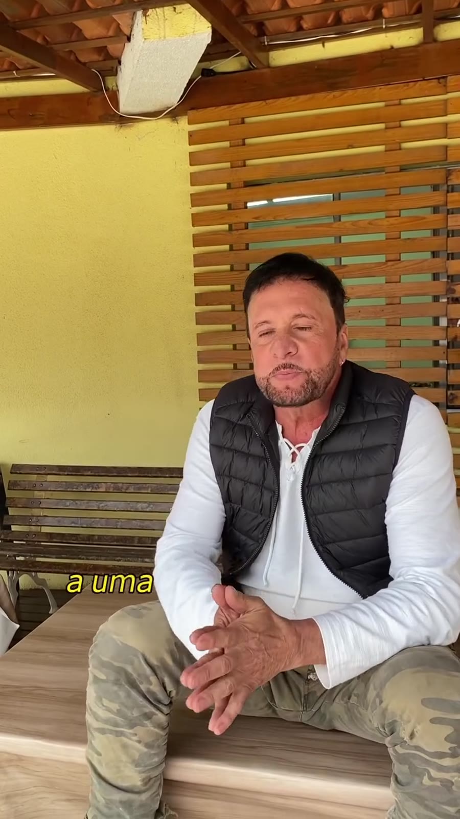 Depoimento em vídeo de ex-acolhido da Comunidade