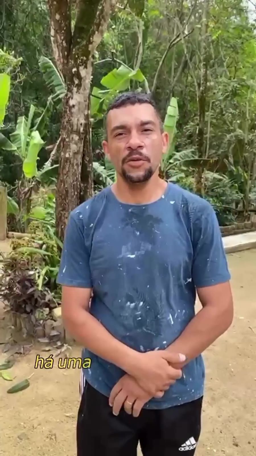 Depoimento em vídeo de acolhido da Comunidade